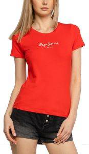 T-SHIRT PEPE JEANS NEW VIRGINIA PL502711 ΚΟΚΚΙΝΟ (L) T-SHIRT PEPE JEANS NEW VIRGINIA PL502711 ΚΟΚΚΙΝΟ (L)