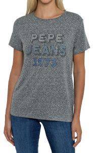 T-SHIRT PEPE JEANS BIBIANA PL504817 ΓΚΡΙ ΜΕΛΑΝΖΕ (S) T-SHIRT PEPE JEANS BIBIANA PL504817 ΓΚΡΙ ΜΕΛΑΝΖΕ (S)