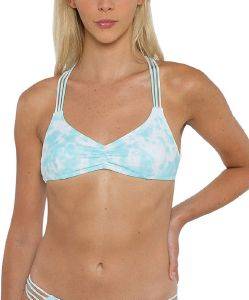 PEPE JEANS BIKINI TOP PEPE JEANS MATI PLB10326 ΤΥΡΚΟΥΑΖ