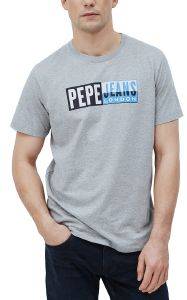 T-SHIRT PEPE JEANS GELU PM507757 ΓΚΡΙ ΜΕΛΑΝΖΕ (L) T-SHIRT PEPE JEANS GELU PM507757 ΓΚΡΙ ΜΕΛΑΝΖΕ (L)