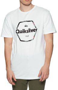 T-SHIRT QUIKSILVER HARD WIRED EQYZT06327 ΛΕΥΚΟ