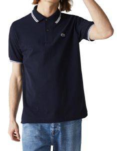 T-SHIRT POLO LACOSTE ΡΙΓΕ ΛΕΠΤΟΜΕΡΕΙΑ PH2384 525 ΣΚΟΥΡΟ ΜΠΛΕ (M) T-SHIRT POLO LACOSTE ΡΙΓΕ ΛΕΠΤΟΜΕΡΕΙΑ PH2384 525 ΣΚΟΥΡΟ ΜΠΛΕ (M)