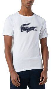 T-SHIRT LACOSTE 3D PRINT CROCODILE TH2042 522 ΛΕΥΚΟ/ΣΚΟΥΡΟ ΜΠΛΕ (XXL) T-SHIRT LACOSTE 3D PRINT CROCODILE TH2042 522 ΛΕΥΚΟ/ΣΚΟΥΡΟ ΜΠΛΕ (XXL)