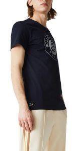 T-SHIRT LACOSTE TH9228 525 ΣΚΟΥΡΟ ΜΠΛΕ/ΛΕΥΚΟ (L) T-SHIRT LACOSTE TH9228 525 ΣΚΟΥΡΟ ΜΠΛΕ/ΛΕΥΚΟ (L)
