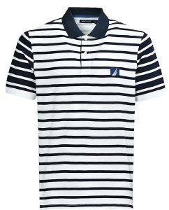 T-SHIRT POLO NAUTICA ΡΙΓΕ K15910 1BW ΛΕΥΚΟ/ΜΠΛΕ (M) T-SHIRT POLO NAUTICA ΡΙΓΕ K15910 1BW ΛΕΥΚΟ/ΜΠΛΕ (M)