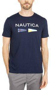 T-SHIRT NAUTICA V03124 4NV ������ ���� (XL)