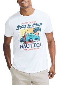 T-SHIRT NAUTICA V15106 1BW ΛΕΥΚΟ