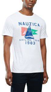 T-SHIRT NAUTICA V15914 1BW ����� (XL)