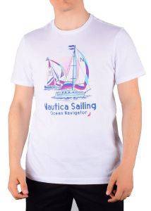 T-SHIRT NAUTICA V15930 1BW ΛΕΥΚΟ (M) T-SHIRT NAUTICA V15930 1BW ΛΕΥΚΟ (M)