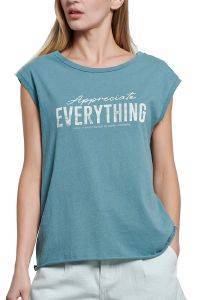 T-SHIRT FUNKY BUDDHA APPRECIATE EVERYTHINK FBL003-135-04  (S)