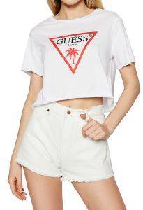 CROP TOP GUESS E02I01JA911 ΛΕΥΚΟ (L) CROP TOP GUESS E02I01JA911 ΛΕΥΚΟ (L)