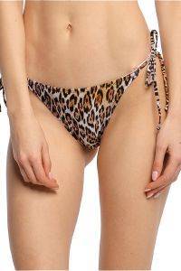 BIKINI BRIEF GUESS E02O21MC045 TANGA LEOPARD ΚΑΦΕ
