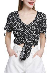 ΠΟΥΚΑΜΙΣΟ FUNKY BUDDHA FLORAL FBL003-102-05 ΜΑΥΡΟ (S) ΠΟΥΚΑΜΙΣΟ FUNKY BUDDHA FLORAL FBL003-102-05 ΜΑΥΡΟ (S)