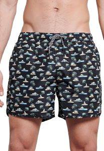 ΜΑΓΙΟ BOXER FUNKY BUDDHA FBM003-003-16 ALLOVER ΜΑΥΡΟ (S)