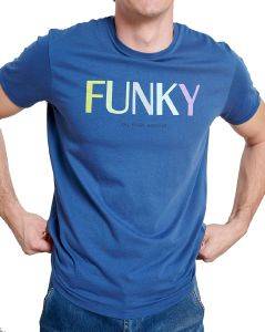 T-SHIRT FUNKY BUDDHA FBM003-032-04 ΜΠΛΕ (XL) T-SHIRT FUNKY BUDDHA FBM003-032-04 ΜΠΛΕ (XL)