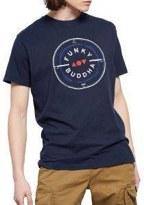 T-SHIRT FUNKY BUDDHA FBM003-055-04 ΣΚΟΥΡΟ ΜΠΛΕ (L) T-SHIRT FUNKY BUDDHA FBM003-055-04 ΣΚΟΥΡΟ ΜΠΛΕ (L)