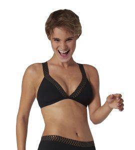 BIKINI TOP SLOGGI WOMEN SHORE MILI ATOLL TRIANGLE ΜΑΥΡΟ (M) BIKINI TOP SLOGGI WOMEN SHORE MILI ATOLL TRIANGLE ΜΑΥΡΟ (M)