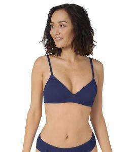 SLOGGI BIKINI TOP SLOGGI WOMEN SHORE VANUATU ISLANDS P ΣΚΟΥΡΟ ΜΠΛΕ