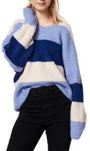 ΠΟΥΛΟΒΕΡ VERO MODA VMJULIE ΡΙΓΕ 10249835 ΣΚΟΥΡΟ ΜΠΛΕ/ΓΑΛΑΖΙΟ/ΜΠΕΖ (S) ΠΟΥΛΟΒΕΡ VERO MODA VMJULIE ΡΙΓΕ 10249835 ΣΚΟΥΡΟ ΜΠΛΕ/ΓΑΛΑΖΙΟ/ΜΠΕΖ (S)
