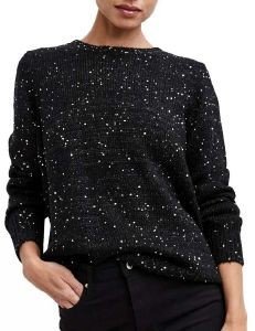 ΠΟΥΛΟΒΕΡ VERO MODA VMNEWLEILANI 10255350 ΜΑΥΡΟ/ΑΣΗΜΙ (S) ΠΟΥΛΟΒΕΡ VERO MODA VMNEWLEILANI 10255350 ΜΑΥΡΟ/ΑΣΗΜΙ (S)
