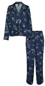 ΣΕΤ ΠΥΤΖΑΜΕΣ VERO MODA VMSILLE 10254093 FLORAL ΣΚΟΥΡΟ ΜΠΛΕ