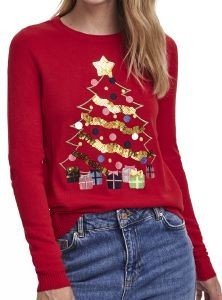 ΠΟΥΛΟΒΕΡ VERO MODA VMCHRISTMASTREE 10223642 ΚΟΚΚΙΝΟ (M) ΠΟΥΛΟΒΕΡ VERO MODA VMCHRISTMASTREE 10223642 ΚΟΚΚΙΝΟ (M)