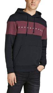 HOODIE JACK & JONES JORCOPENHAGEN BLOCK 12198477 ΜΑΥΡΟ (XXL) HOODIE JACK & JONES JORCOPENHAGEN BLOCK 12198477 ΜΑΥΡΟ (XXL)
