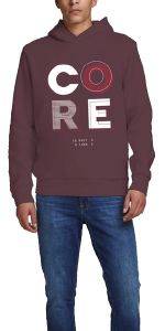 HOODIE JACK & JONES JCOBOOSTER 12202183 ΜΠΟΡΝΤΩ (M) HOODIE JACK & JONES JCOBOOSTER 12202183 ΜΠΟΡΝΤΩ (M)
