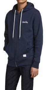 HOODIE ΜΕ ΦΕΡΜΟΥΑΡ JACK & JONES JORTONS 12193672 ΣΚΟΥΡΟ ΜΠΛΕ (S) HOODIE ΜΕ ΦΕΡΜΟΥΑΡ JACK & JONES JORTONS 12193672 ΣΚΟΥΡΟ ΜΠΛΕ (S)