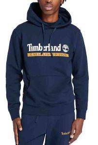 HOODIE TIMBERLAND ESTAB 1973 TB0A2AMS ΣΚΟΥΡΟ ΜΠΛΕ