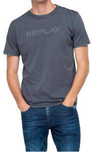 T-SHIRT REPLAY PRINT M3488 .000.23178G 590 ������� (L)