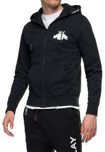HOODIE REPLAY WITH ARCHIVE LOGO M3516 .000.23040P 098 ΜΑΥΡΟ