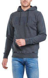 HOODIE REPLAY WITH POCKETS M3524 .000.23190A 087 ΣΚΟΥΡΟ ΜΠΛΕ