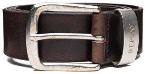 ΖΩΝΗ REPLAY AM2620.000.A3007 127 ΔΕΡΜΑ ΜΑΥΡΟ/ΚΑΦΕ