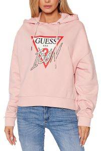 HOODIE GUESS ICONIC W1BQ09K68I1 ΡΟΖ (L) HOODIE GUESS ICONIC W1BQ09K68I1 ΡΟΖ (L)
