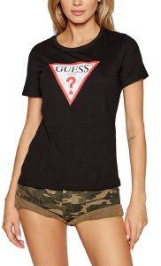 T-SHIRT GUESS TRIANGLE LOGO ORIGINAL W1YI1BI3Z11 ΜΑΥΡΟ (XS) T-SHIRT GUESS TRIANGLE LOGO ORIGINAL W1YI1BI3Z11 ΜΑΥΡΟ (XS)