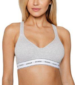 ΜΠΟΥΣΤΑΚΙ GUESS CARRIE PADDED TRIANGLE O1GC15JR04P ΓΚΡΙ ΜΕΛΑΝΖΕ (M) ΜΠΟΥΣΤΑΚΙ GUESS CARRIE PADDED TRIANGLE O1GC15JR04P ΓΚΡΙ ΜΕΛΑΝΖΕ (M)