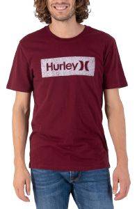 HURLEY T-SHIRT HURLEY EVD WSH OAO DB3925 ΜΠΟΡΝΤΩ