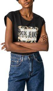 T-SHIRT PEPE JEANS CORINNE PL504890 ΜΑΥΡΟ (M) T-SHIRT PEPE JEANS CORINNE PL504890 ΜΑΥΡΟ (M)