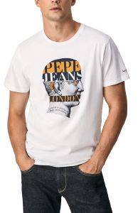 T-SHIRT PEPE JEANS SULLIVAN PM507865 ΛΕΥΚΟ (M) T-SHIRT PEPE JEANS SULLIVAN PM507865 ΛΕΥΚΟ (M)