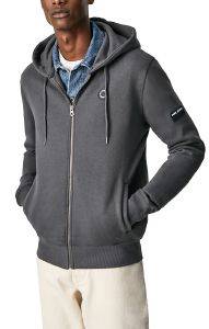 HOODIE ΜΕ ΦΕΡΜΟΥΑΡ PEPE JEANS AARON PM582027 ΣΚΟΥΡΟ ΓΚΡΙ ΜΕΛΑΝΖΕ (L) HOODIE ΜΕ ΦΕΡΜΟΥΑΡ PEPE JEANS AARON PM582027 ΣΚΟΥΡΟ ΓΚΡΙ ΜΕΛΑΝΖΕ (L)