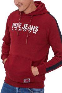 HOODIE PEPE JEANS ANDRE PM582028 ΣΚΟΥΡΟ ΚΟΚΚΙΝΟ (L) HOODIE PEPE JEANS ANDRE PM582028 ΣΚΟΥΡΟ ΚΟΚΚΙΝΟ (L)