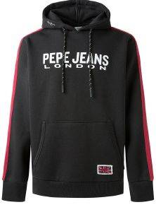 HOODIE PEPE JEANS ANDRE PM582028 ΜΑΥΡΟ (M) HOODIE PEPE JEANS ANDRE PM582028 ΜΑΥΡΟ (M)