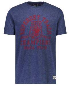 T-SHIRT SUPERDRY T&F M1011161A ΜΠΛΕ ΜΕΛΑΝΖΕ (XL) T-SHIRT SUPERDRY T&F M1011161A ΜΠΛΕ ΜΕΛΑΝΖΕ (XL)