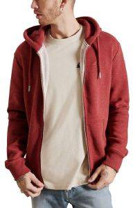 HOODIE ΜΕ ΦΕΡΜΟΥΑΡ SUPERDRY OVIN VINTAGE LOGO M2011449A ΚΟΚΚΙΝΟ ΜΕΛΑΝΖΕ (L) HOODIE ΜΕ ΦΕΡΜΟΥΑΡ SUPERDRY OVIN VINTAGE LOGO M2011449A ΚΟΚΚΙΝΟ ΜΕΛΑΝΖΕ (L)