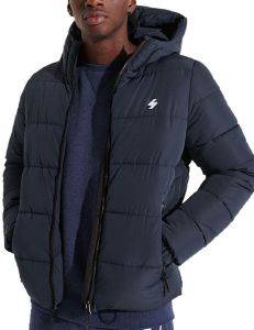  SUPERDRY HOODED SPORTS PUFFER M5011212A   (L)
