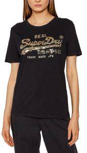 T-SHIRT SUPERDRY VL BOHO SPARKLE W1010731A ����� (L)