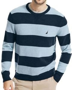 ΠΟΥΛΟΒΕΡ NAUTICA ΡΙΓΕ S17106 4NV ΣΚΟΥΡΟ ΜΠΛΕ/ΓΑΛΑΖΙΟ (XL) ΠΟΥΛΟΒΕΡ NAUTICA ΡΙΓΕ S17106 4NV ΣΚΟΥΡΟ ΜΠΛΕ/ΓΑΛΑΖΙΟ (XL)