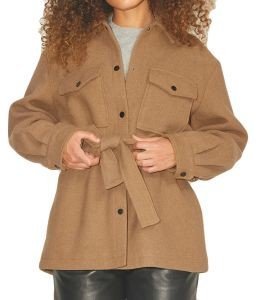 ΤΖΑΚΕΤ JJXX JXBLANCA OVERSHIRT 12204638 ΚΑΦΕ