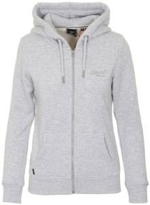 HOODIE ΜΕ ΦΕΡΜΟΥΑΡ SUPERDRY VINTAGE LOGO W2011385A ΓΚΡΙ ΜΕΛΑΝΖΕ (M) HOODIE ΜΕ ΦΕΡΜΟΥΑΡ SUPERDRY VINTAGE LOGO W2011385A ΓΚΡΙ ΜΕΛΑΝΖΕ (M)
